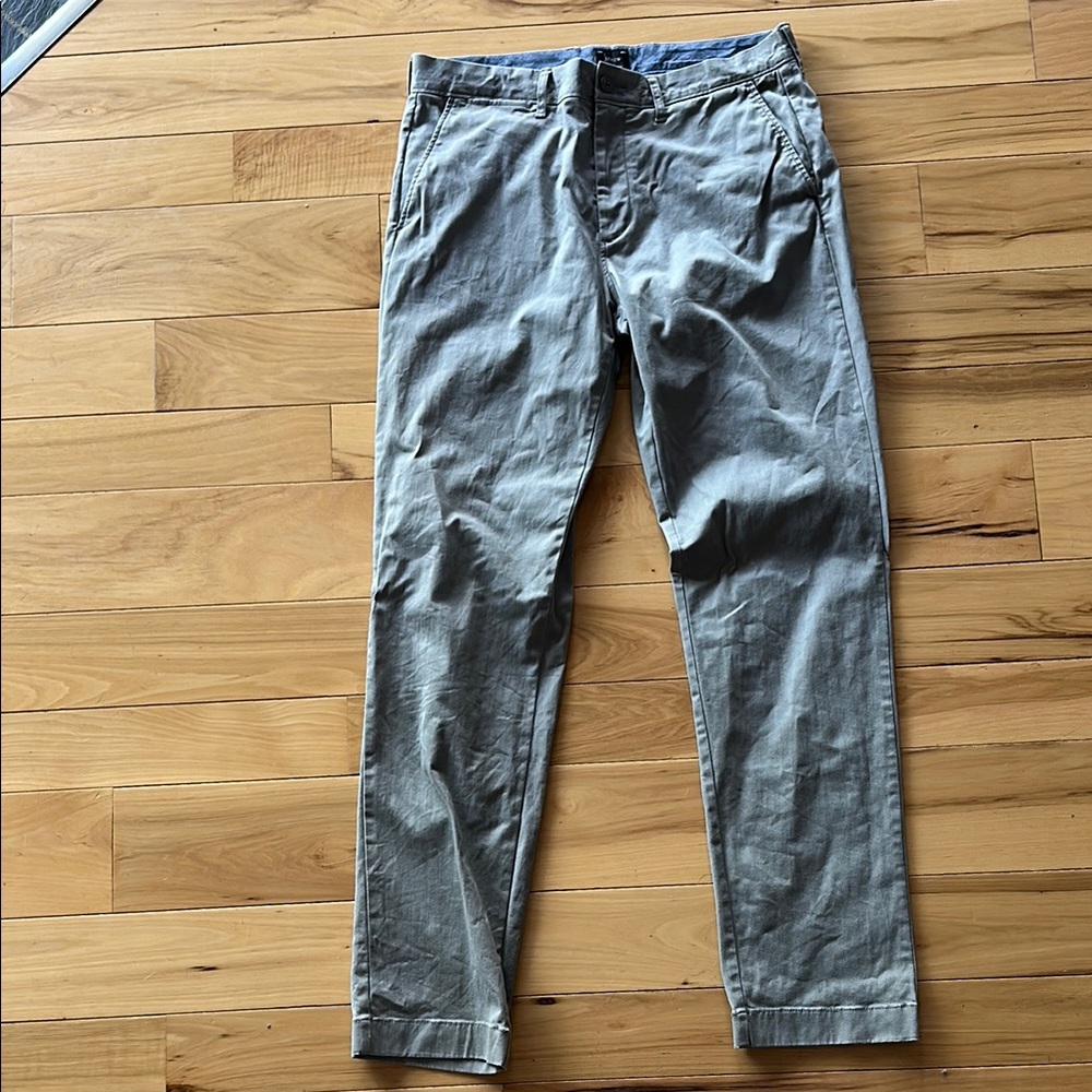 Khaki/Gray JCrew Chinos 32x32